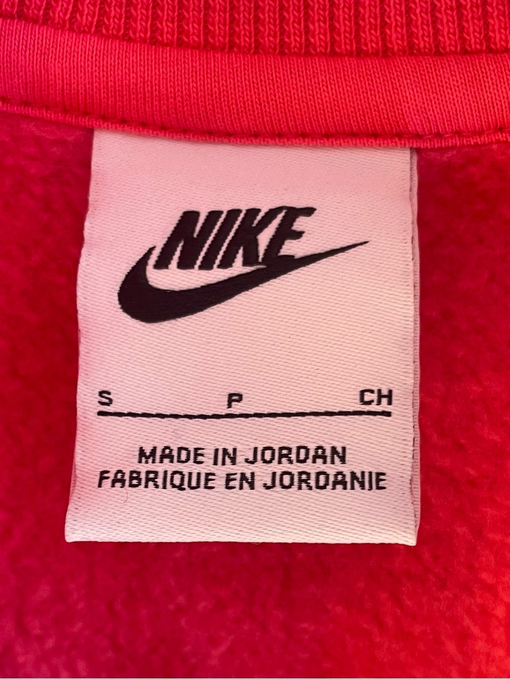 Nike Bright Pink Cropped Quarter-Zip Sweatshirt Women’s Size Small - Picture 2 of 8